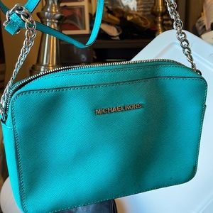 Michael kors crossbody teal